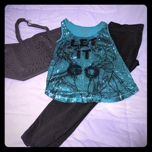 Disney Frozen sequin tank